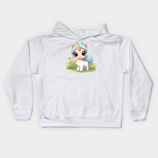 Yellow Unicorn Kids Hoodie